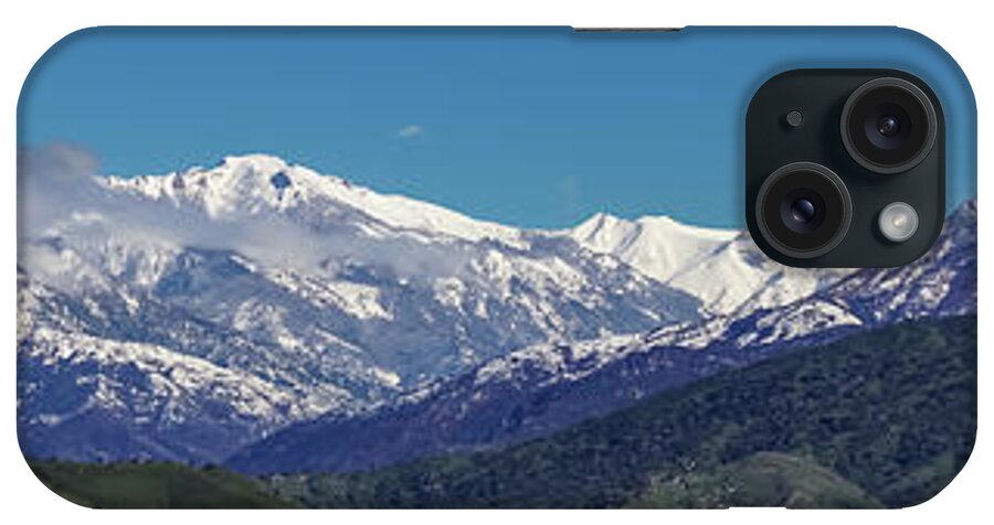 Alta Peak iPhone Case featuring the photograph Winter Panoramic Alta Peak by Brett Harvey