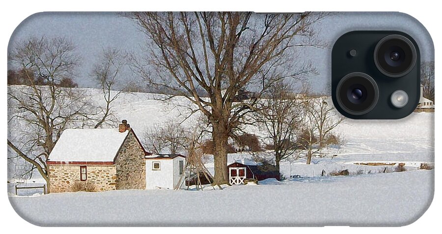 Pocopson iPhone Case featuring the photograph Winter Chill by Gordon Beck