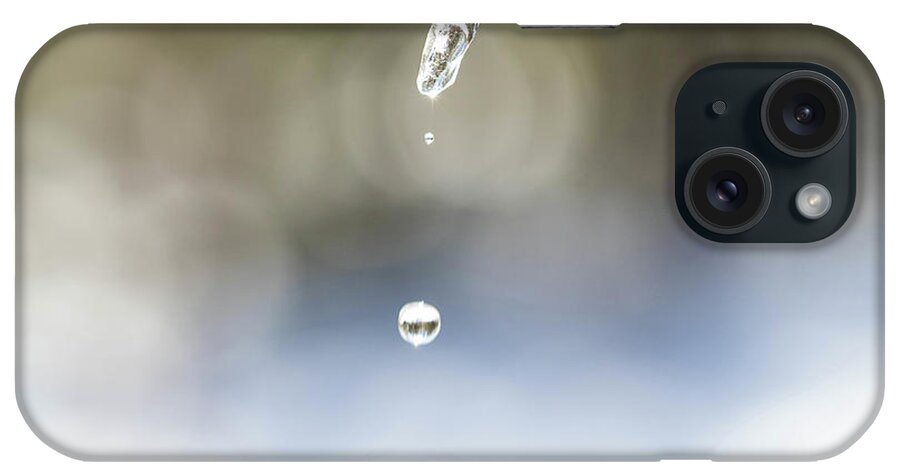 Water iPhone Case featuring the photograph Winter Icicle Macro by Amelia Pearn