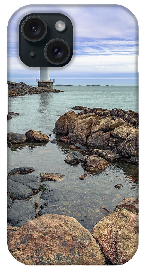 Lighthouse iPhone Case featuring the photograph Winter Island Lighthouse by David Lee