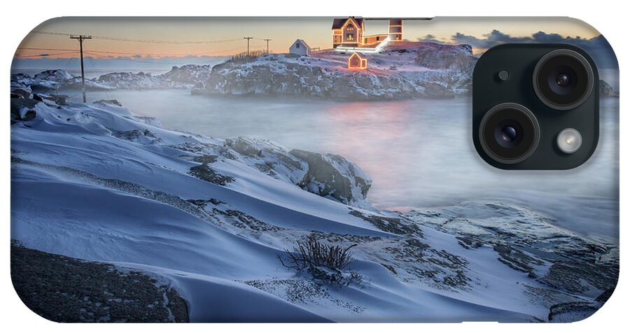 Maine iPhone Case featuring the photograph Winter Morning at Cape Neddick by Rick Berk