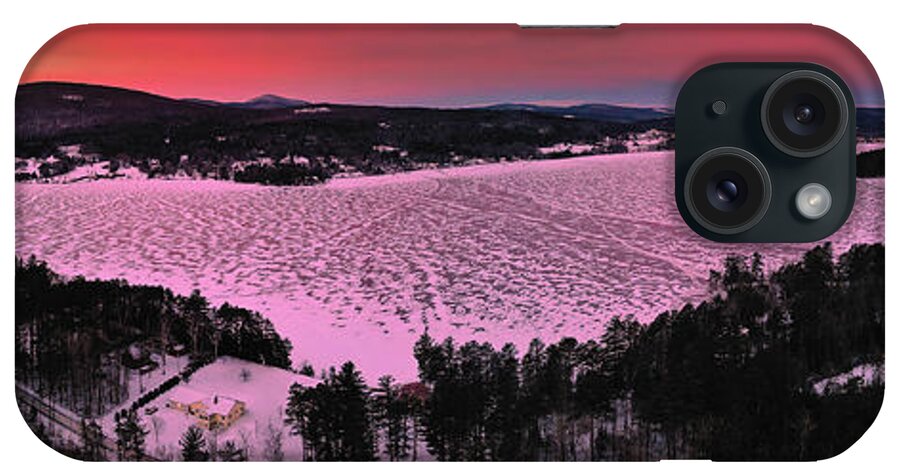 Island iPhone Case featuring the photograph Winter Sunrise In Island Pond, Vermont by John Rowe