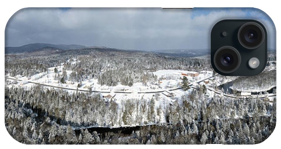 Nature iPhone Case featuring the photograph Winter View of Pittsburg Village, New Hampshire #2 by John Rowe