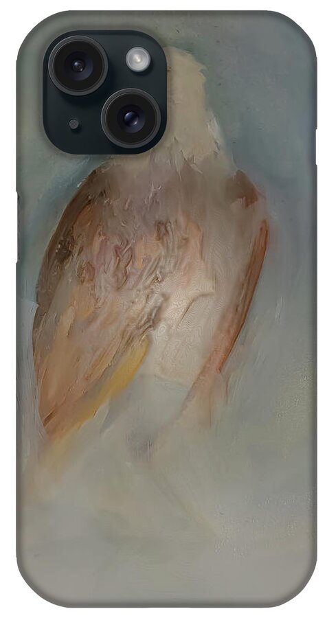 Bird iPhone Case featuring the painting Winter Wings by Lisa Kaiser