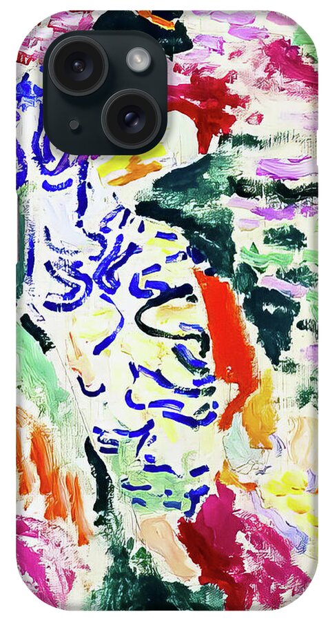 Woman Beside The Water iPhone Case featuring the painting Woman Beside the Water by Henri Matisse 1905 by Henri Matisse