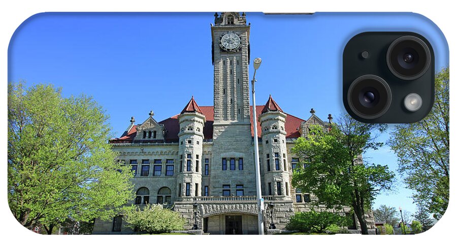 Wood County Courthouse iPhone Case featuring the photograph Wood County Courthouse 5934 by Jack Schultz