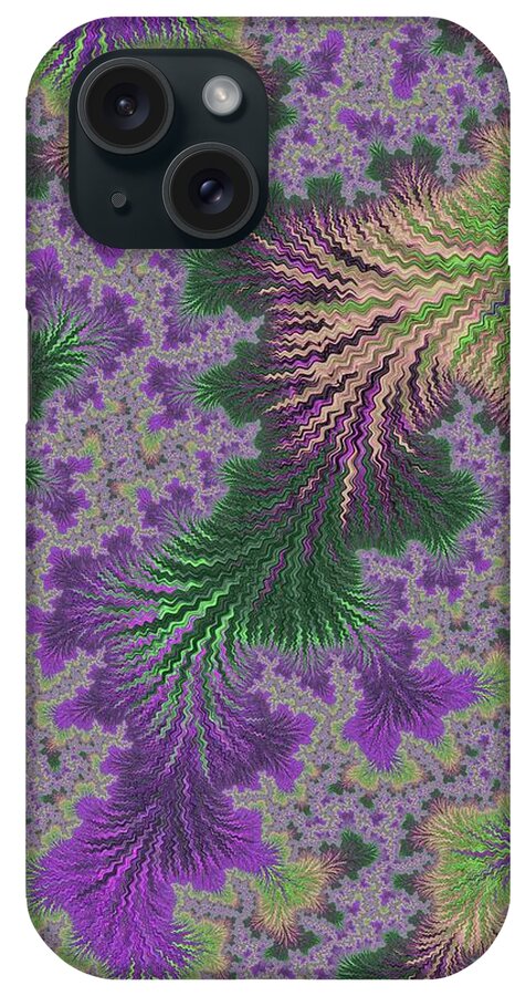 Fractal iPhone Case featuring the digital art Wood Element by Mary Ann Benoit