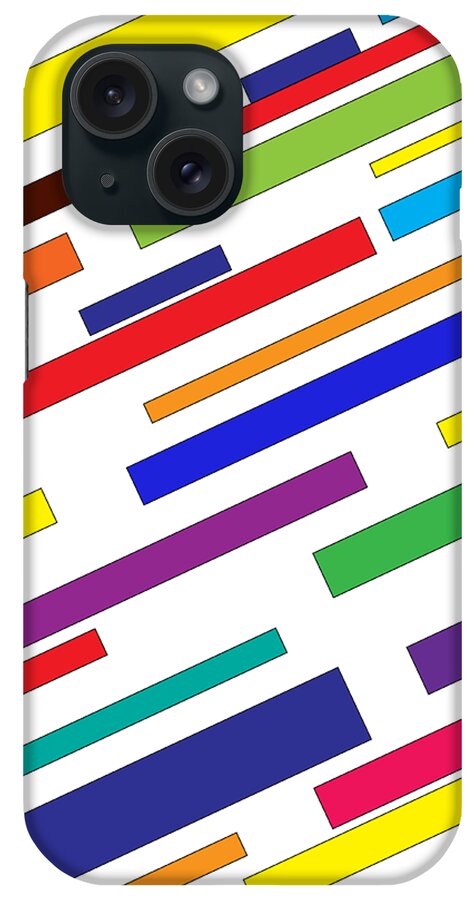 Abstract iPhone Case featuring the digital art Woogie by George Pennington