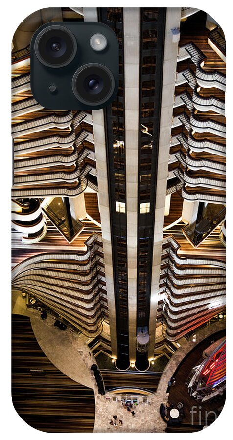 Vertical iPhone Case featuring the photograph World Within the Atrium by Neala McCarten