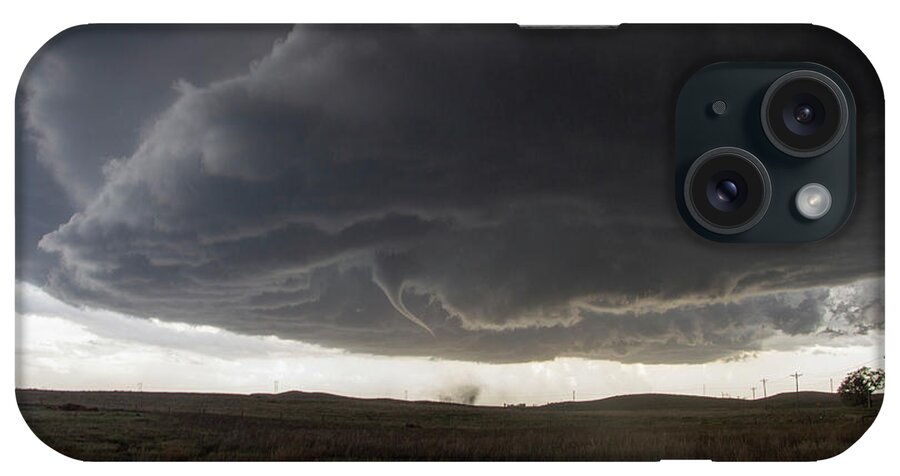 Nebraskasc iPhone Case featuring the photograph Wray Colorado Tornado 036 by Dale Kaminski