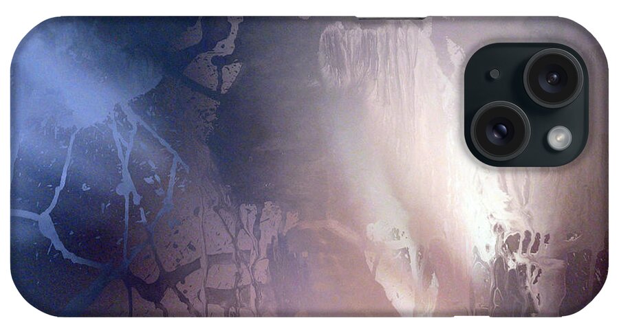 Emmett iPhone Case featuring the painting XI - Stormcrow by John Emmett