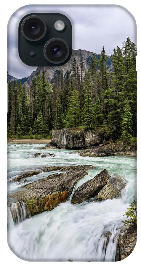 Kicking Horse River iPhone Case featuring the photograph Yoho National Park Natural Bridge by Dan Sproul