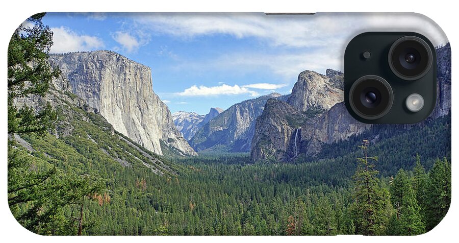 Landscape iPhone Case featuring the photograph Yosemite Tunnel View by Tom Watkins PVminer pixs