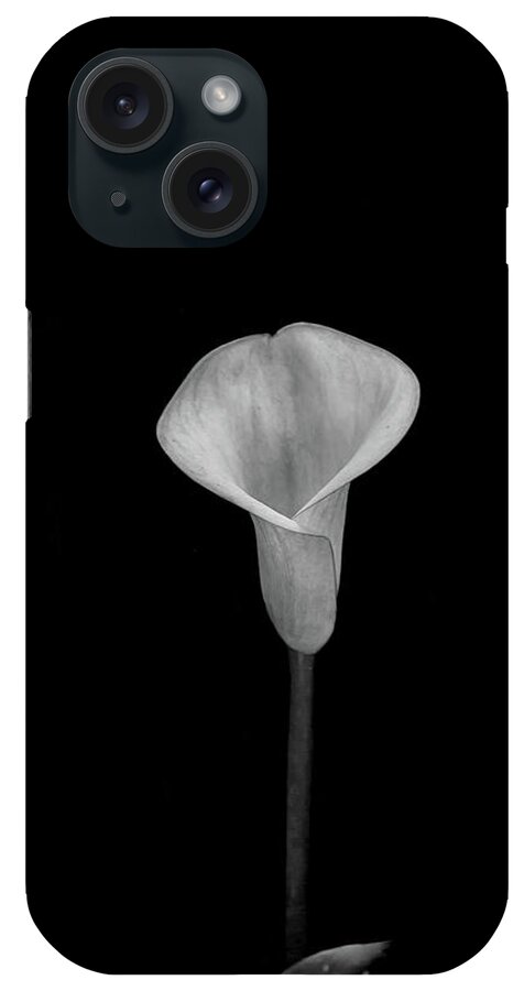 Beautiful Black And White Flower iPhone Case featuring the photograph Missing You by Az Jackson