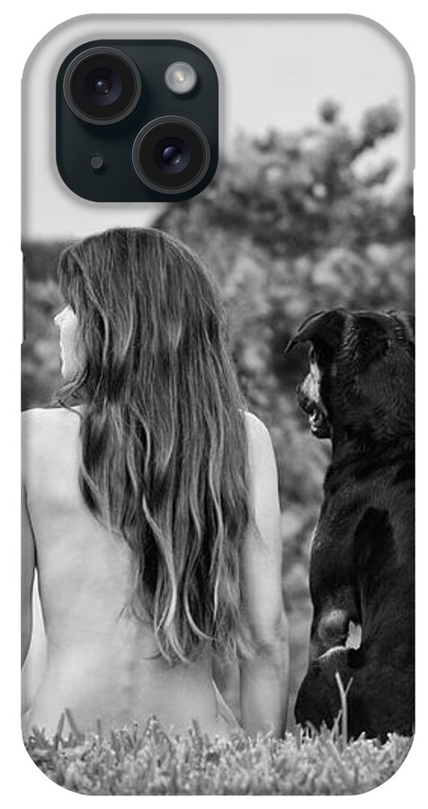 Woman iPhone Case featuring the photograph Young Earth by Laura Fasulo