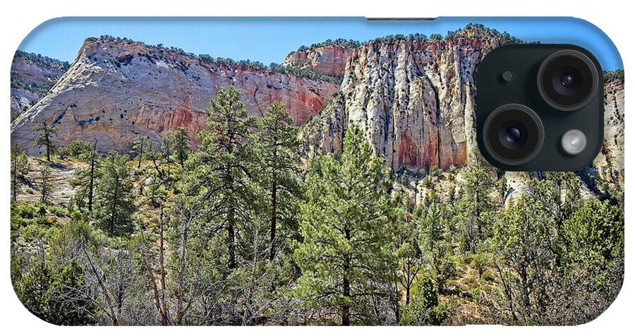 Nature iPhone Case featuring the photograph Zion's Spectacular Cliffs by Ronald Lutz