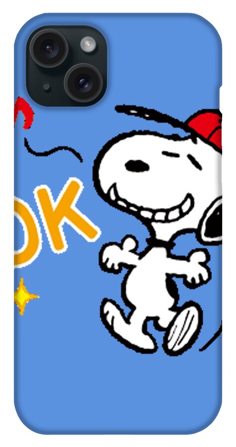 Snoopy OK iPhone 15 Plus Case by Donald Duarte - Pixels