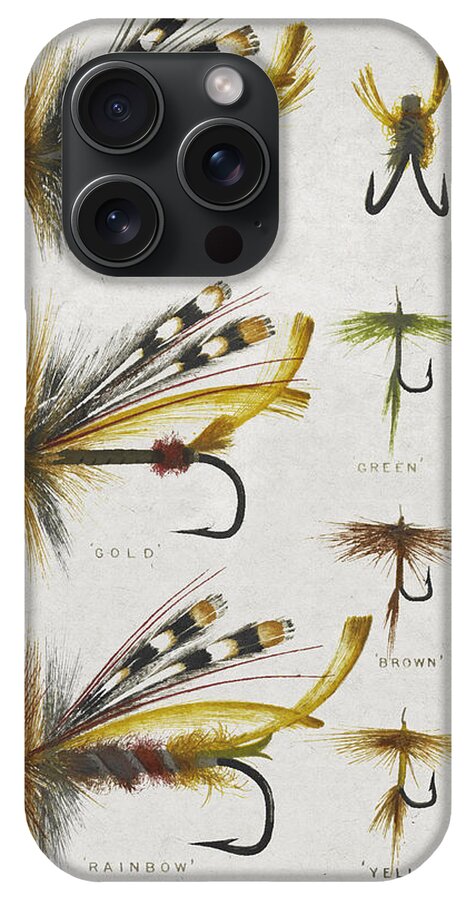 Fly Fishing Flies iPhone 15 Pro Case by Aged Pixel - Fine Art America