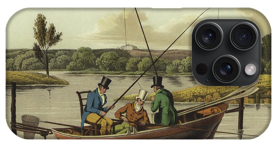 Fishing in a Punt iPhone 15 Pro Case by Henry Thomas Alken - Bridgeman  Prints