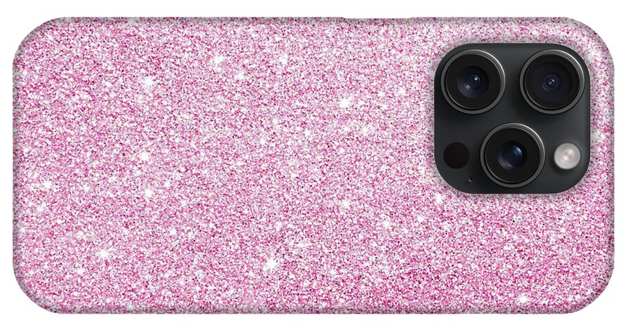 Hot pink glitter iPhone 13 Case by Top Wallpapers - Fine Art America