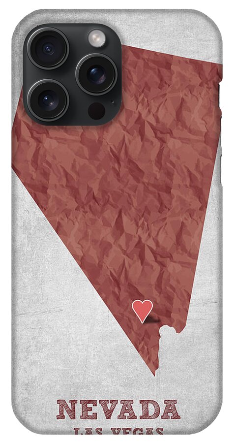 I love Las Vegas Nevada - Red iPhone 15 Pro Max Case by Aged Pixel