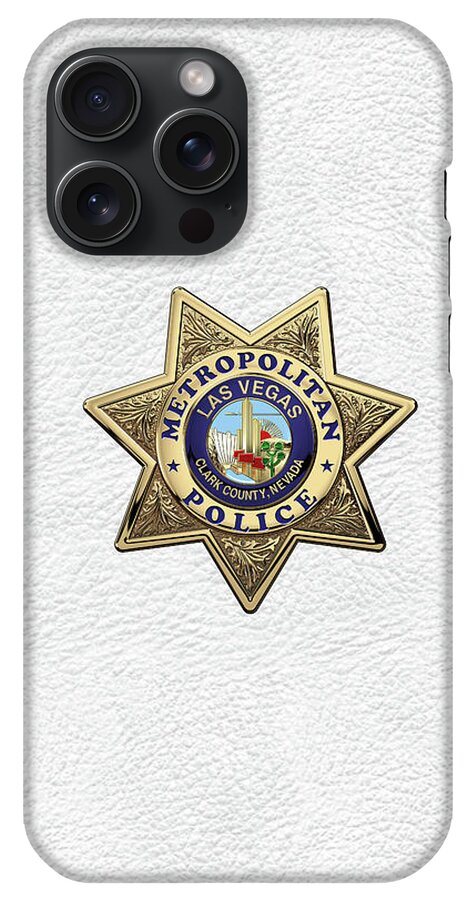 Las Vegas Metropolitan Police Department - L V M P D Badge over