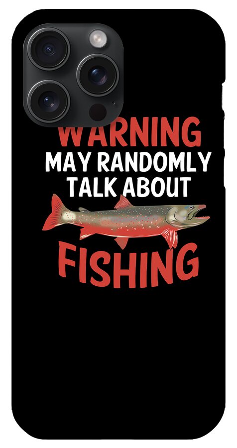 Funny Fishing Arctic Char Freshwater Fish Gift #17 iPhone 15 Pro Max Case  by Lukas Davis - Fine Art America