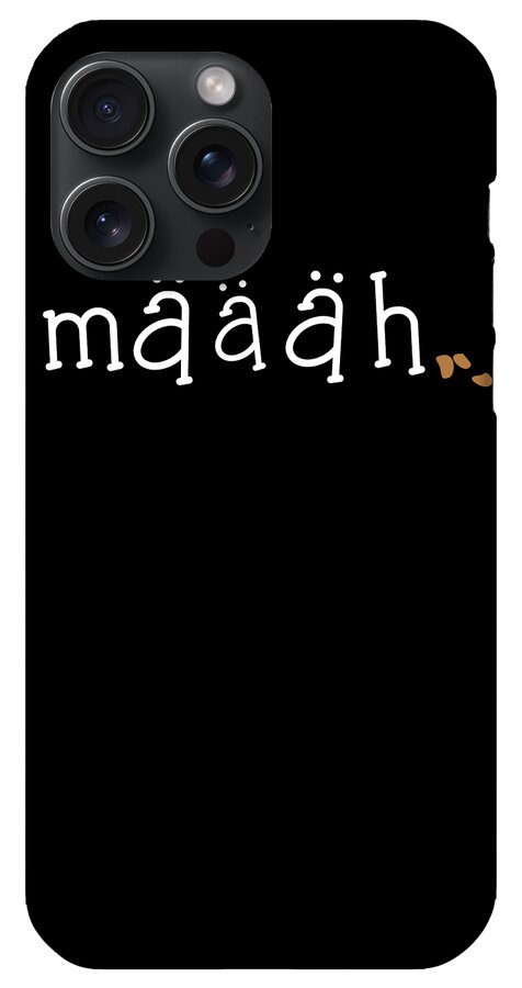 Maaah Cute Funny Goat Lover Animal Farm Gift iPhone 15 Pro Max Case by  Thomas Larch - Pixels