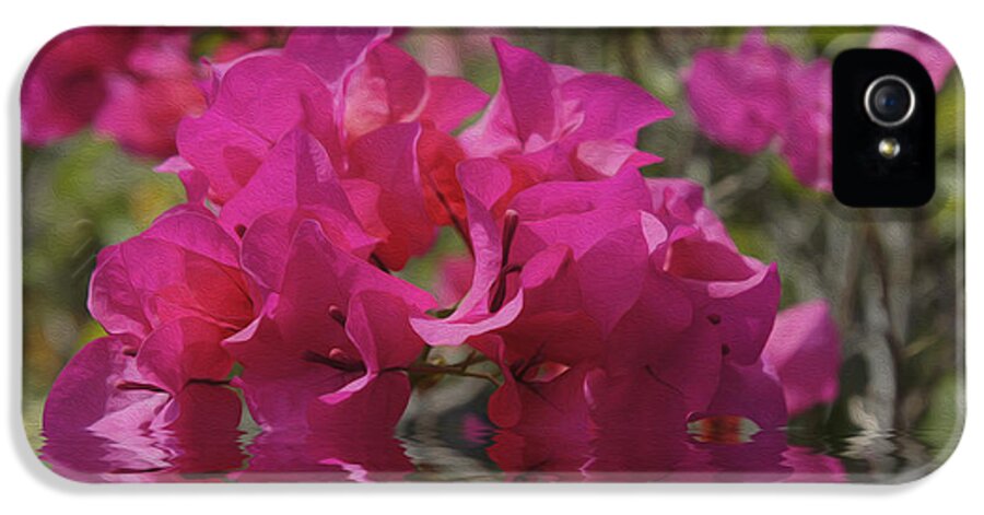 Pink iPhone 5 Case featuring the photograph Pink flowers #1 by Aged Pixel