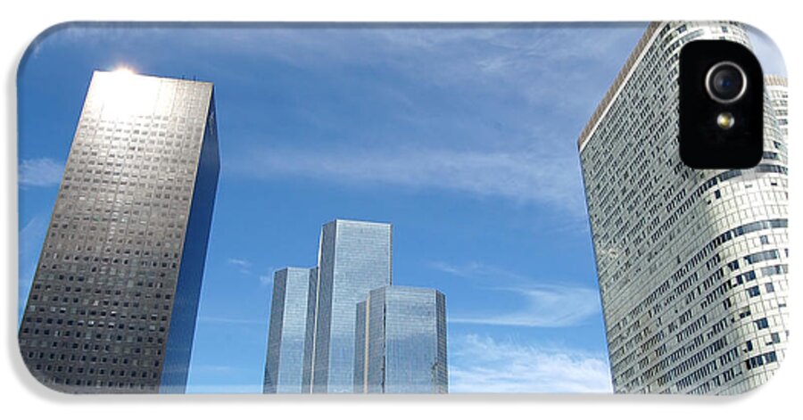 Architectural iPhone 5 Case featuring the photograph Skyscrapers #1 by Michal Bednarek