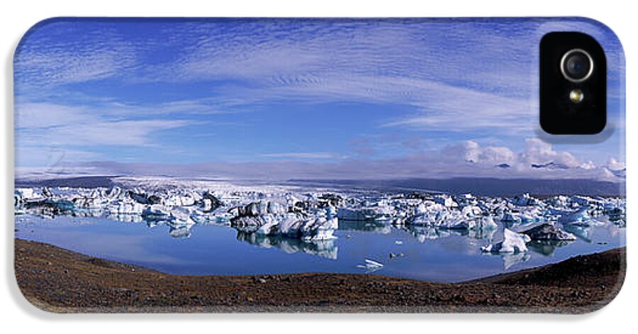 Photography iPhone 5 Case featuring the photograph Icebergs, Jokulsarlon Glacial Lagoon #2 by Panoramic Images