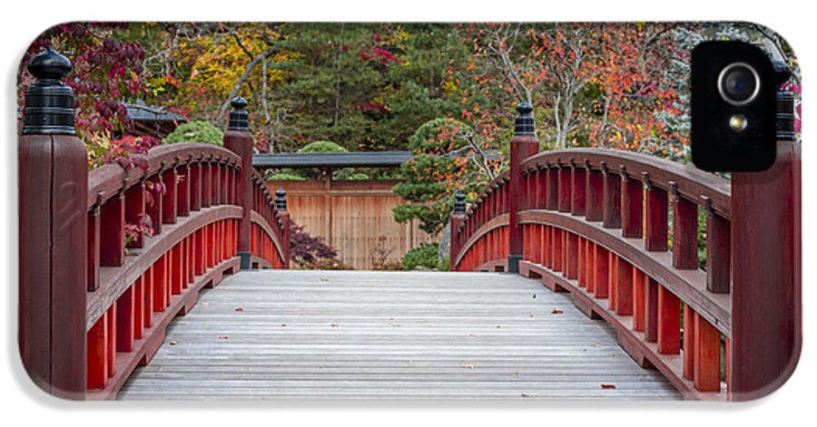 Fall iPhone 5 Case featuring the photograph Japanese Bridge #3 by Sebastian Musial