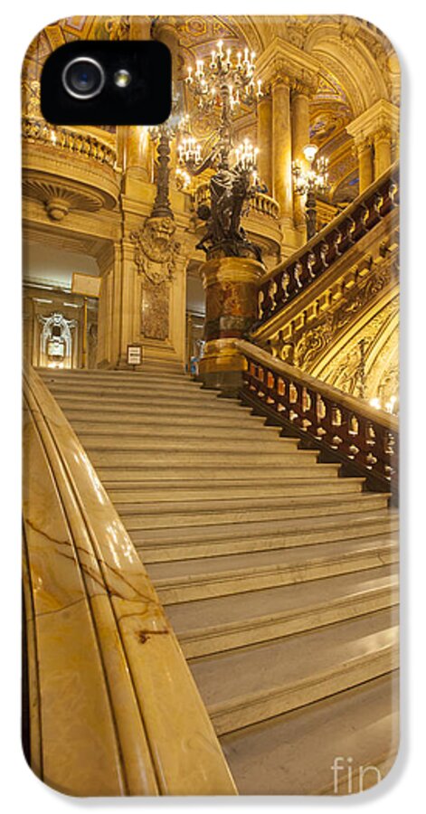 Architectural iPhone 5 Case featuring the photograph Palais Garnier Interior #3 by Brian Jannsen
