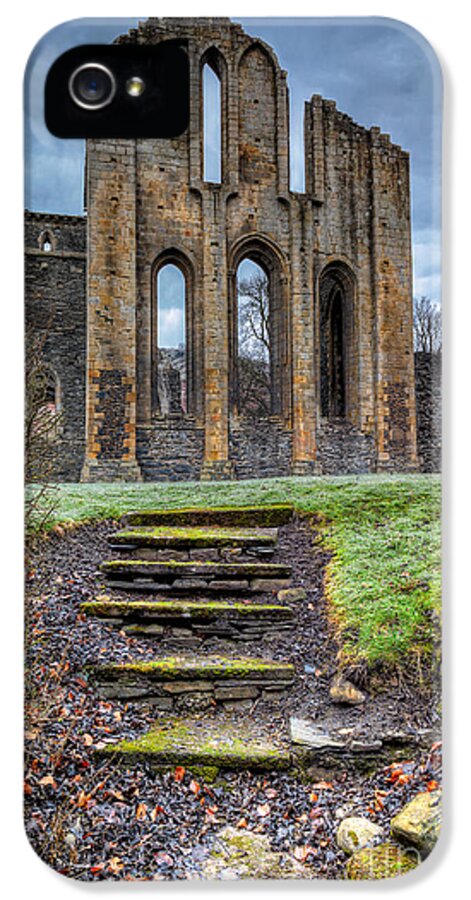 13th Century iPhone 5 Case featuring the photograph Abbey Steps by Adrian Evans