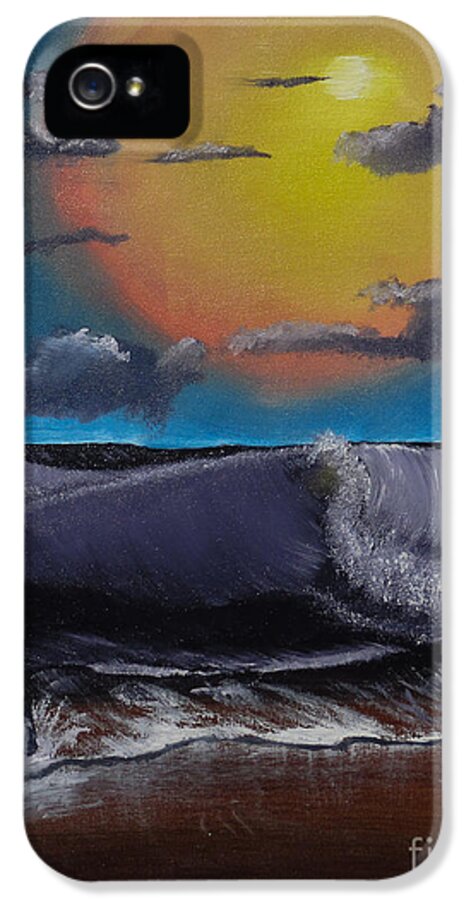 Landscape iPhone 5 Case featuring the painting After The Storm by Dave Atkins 