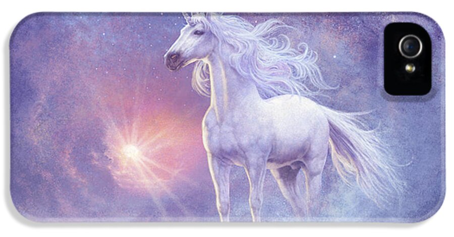 Steve Read iPhone 5 Case featuring the photograph Astral Unicorn by MGL Meiklejohn Graphics Licensing