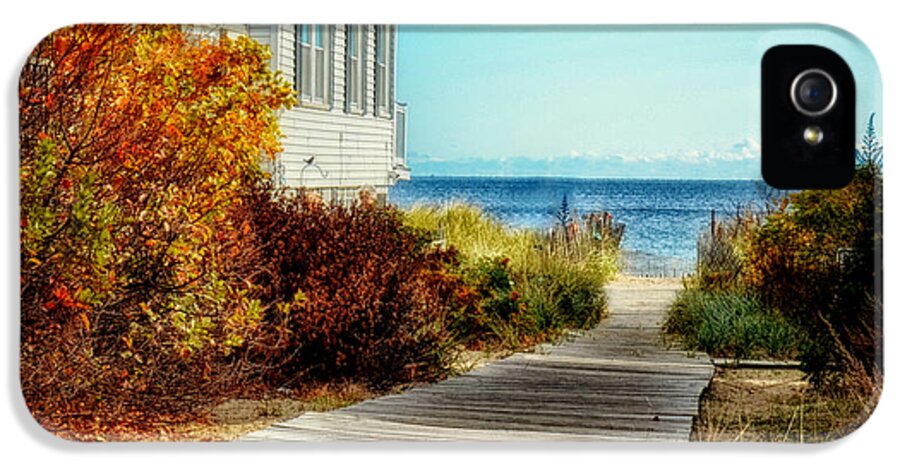 Nature iPhone 5 Case featuring the photograph Beach Boardwalk 1 by Tricia Marchlik