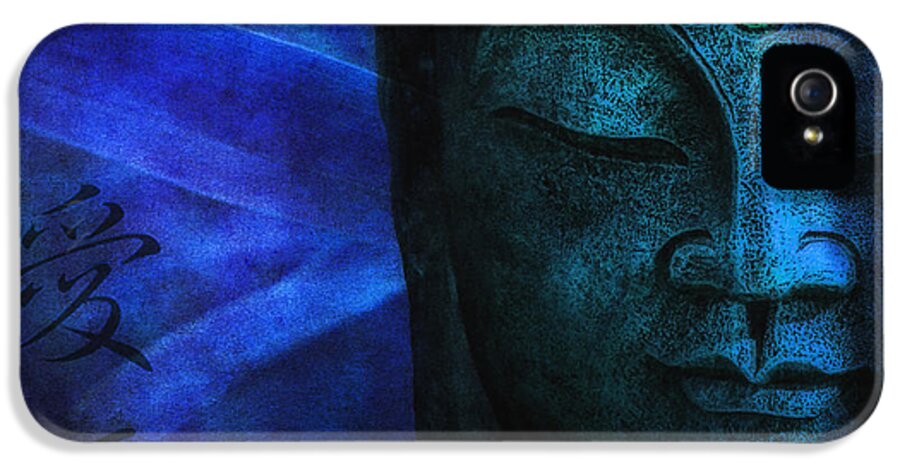 Buddha iPhone 5 Case featuring the photograph Blue Balance by Joachim G Pinkawa