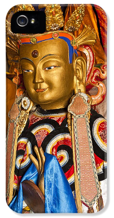 Feb0514 iPhone 5 Case featuring the photograph Bodhisattva Erdene Zuu Monastery by Colin Monteath