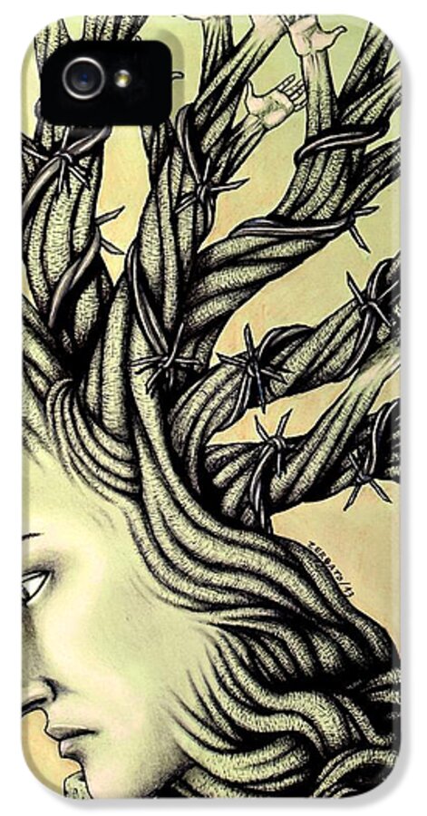 Changes iPhone 5 Case featuring the digital art Can Shaping Me But The Essence Never Changes by Paulo Zerbato