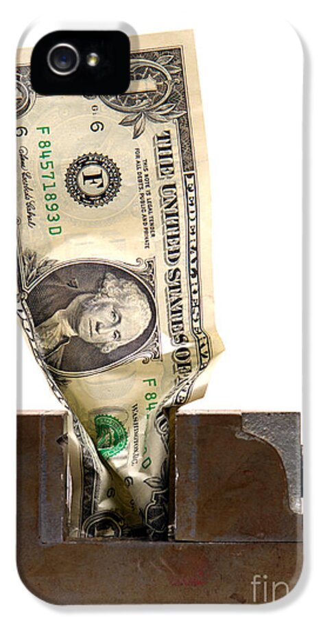 Dollar iPhone 5 Case featuring the photograph Cash Crunch by Olivier Le Queinec