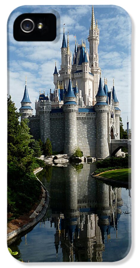 Cinderella iPhone 5 Case featuring the photograph Castle Reflections by Nora Martinez