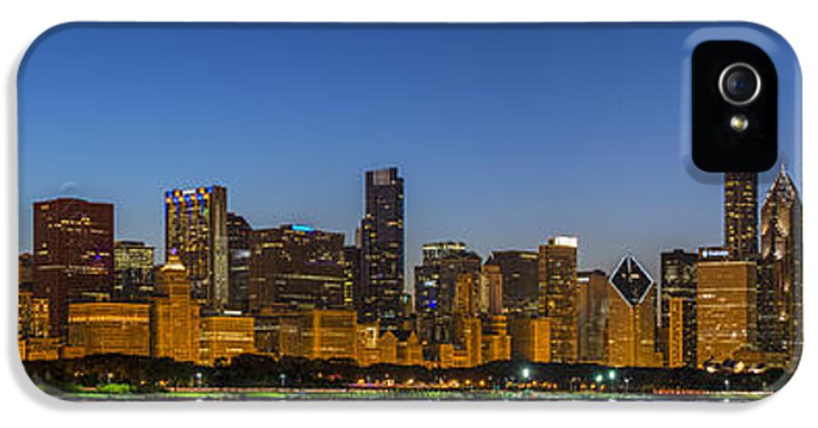 Chicago Skyline iPhone 5 Case featuring the photograph Clear Blue Sky by Sebastian Musial
