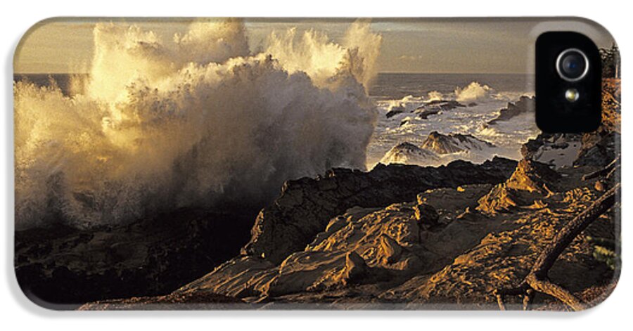 Oregon iPhone 5 Case featuring the photograph Coastal Storm Wave by Doug Davidson