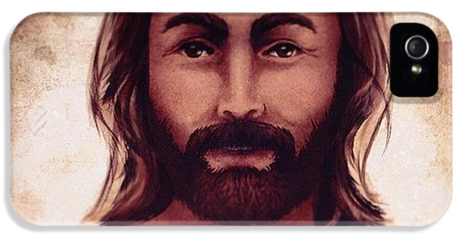 Jesus iPhone 5 Case featuring the photograph Portrait of Jesus by April Moen