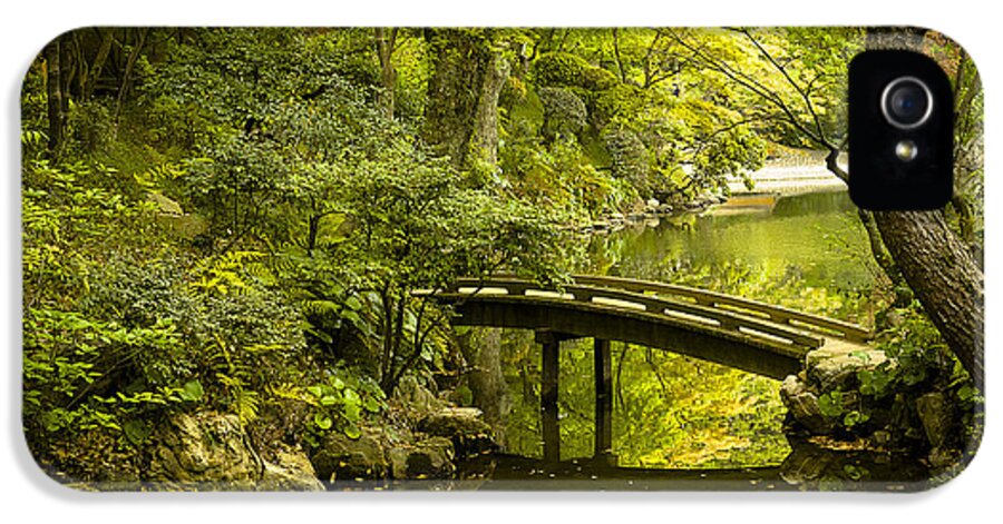 Japan iPhone 5 Case featuring the photograph Dreamy Japanese Garden by Sebastian Musial