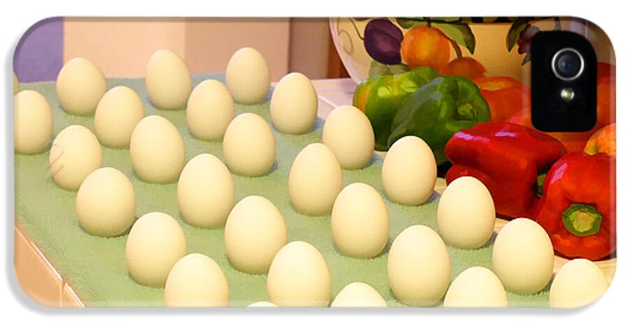 Eggs On Parade iPhone 5 Case featuring the photograph Eggs on Parade by Chuck Staley