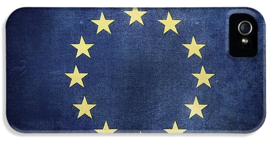Flags iPhone 5 Case featuring the photograph European Union by Les Cunliffe