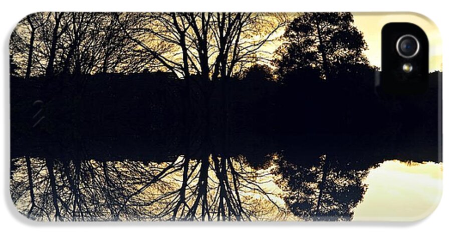 Tree iPhone 5 Case featuring the photograph Evening reflections by Sharon Lisa Clarke