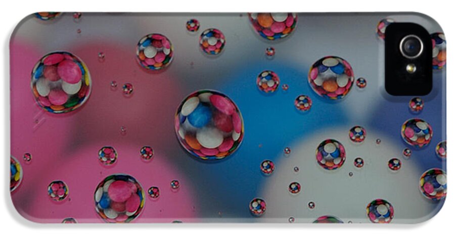 Blue iPhone 5 Case featuring the photograph Floating Gum Balls by Paul Ward